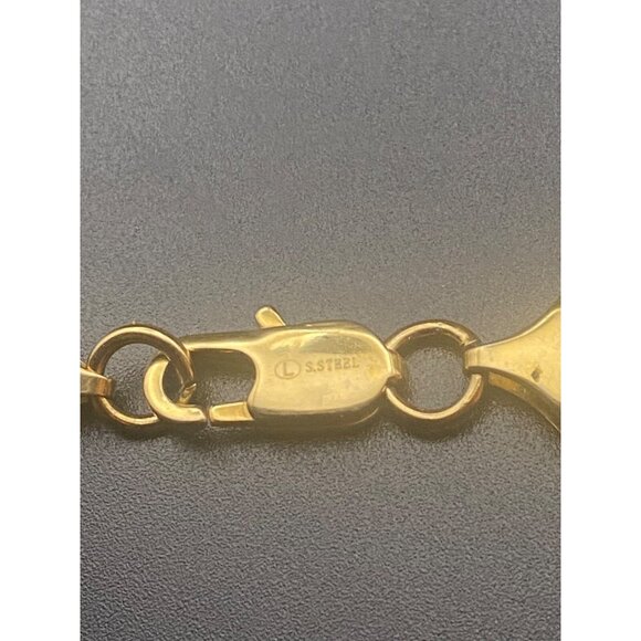 Nefertiti Pendant Necklace Gold Stainless Steel Egyptian Queen17" Unisex Hip Hop - Picture 6 of 6